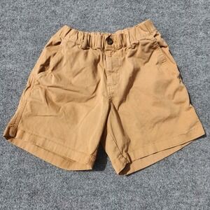 men's Bear Bottom Khaki Chino Shorts 5.5" Casual Elastic Waist Flat Front size S